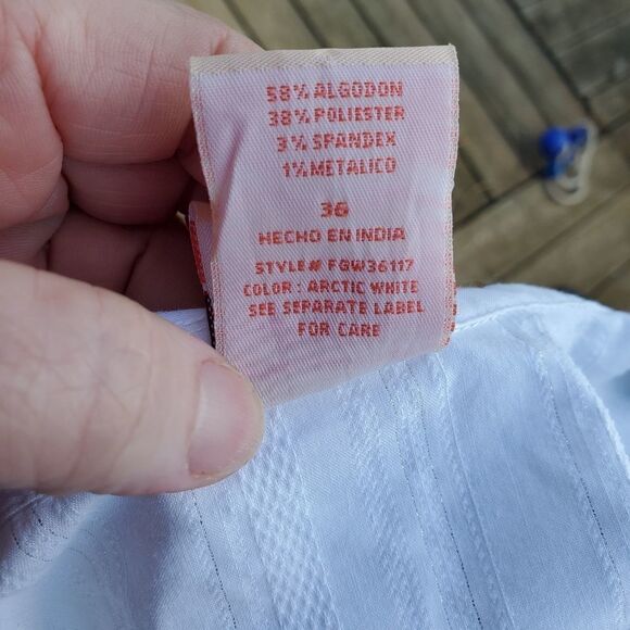 White Button down Shirt - Picture 7 of 8